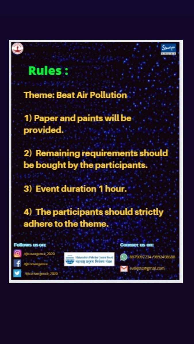 2019Convergence's tweet photo. * _Let it glow... Let it glow... Don't hold it back anymore!!_ *
Presenting you our next next event *GLOW IN THE DARK* 
A totally lit neon painting event!!
REGISTER NOW🥳🌱
Only Limited number of registration ‼Link in bio🥳
@CPCB_OFFICIAL 
@UNEP 
@UNESCO 
@airqualityindia https://t.co/fXOVP2rgIz