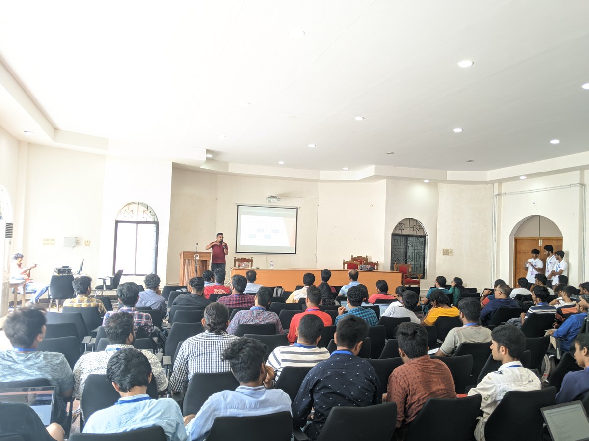 awsugkochi's tweet photo. From today's Innovators' Summit at CUSAT. 

Thank you, John Solomon and @prashanth for the wonderful session and workshop on behalf of the #aws community. 

#aws #awsugkochi #awscloud #innovatorssummit #community https://t.co/XL1lVOZR8Y