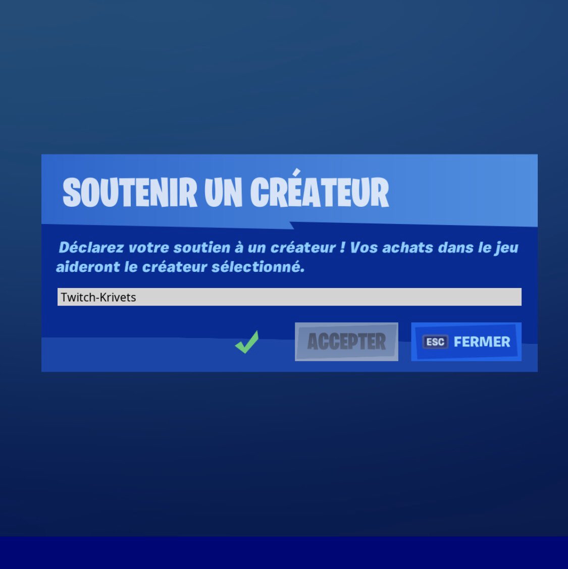 Krivets_'s tweet photo. Code Créateur : Twitch-Krivets https://t.co/twvzBwpk2J