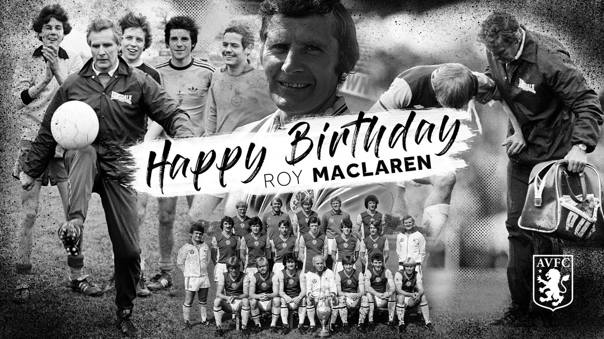 Today, we're a wishing a happy 90th birthday to Roy MacLaren! 

Roy was Assistant Manager to Tony Barton when we won the European Cup in 1982. 🏆
————————-
#avfc #PremierLeague #astonvilla #martytarget #ezrikonsa #tyronemings #trezeguet #tomheaton #samatta #reina