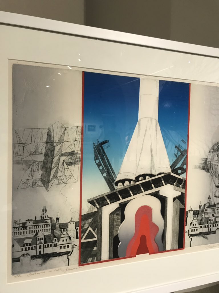 lolita_cigane's tweet photo. Ļoti interesanta izstāde “Nenorunātās tikšanās” @LNMM_ARSENALS. Atklājums, ka zinātniskā fantastiska bija vieta, kur padomju laikos patverties tiem, kas neiekļāvās padomju mākslas šablonos. Māksliniece Zenta Logina - īsts atklājums. Tipiski skaudrs padomju varas samocīts liktenis https://t.co/3gA1oaQvPI