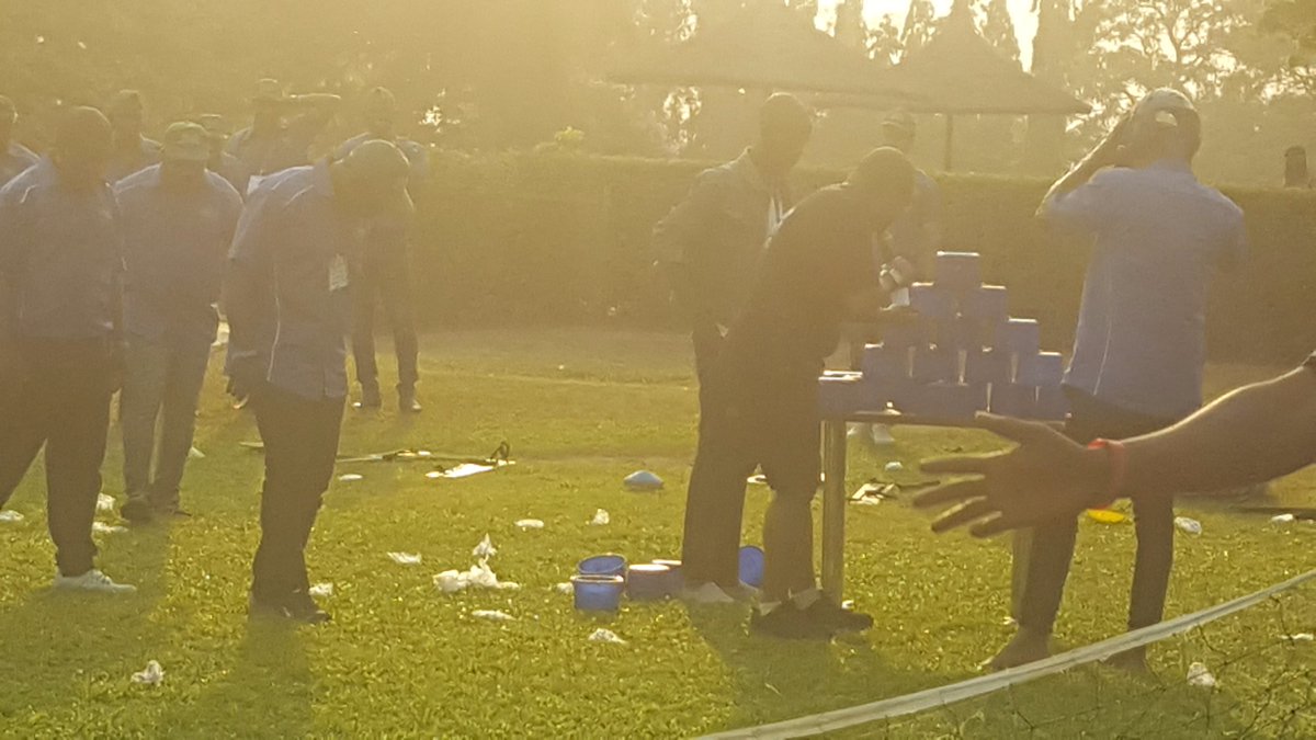 Dufil2020's tweet photo. Team poweroil over came the Relish team by knocking down all their bowls.
#commitment #dufil #dufilretreat2020 #teamwork https://t.co/CMUIW3DyoK