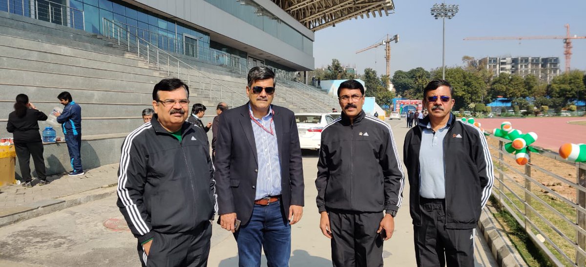 hudcolimited's tweet photo. HUDCO celebrated its #AnnualSportsDay today at #ThyagrajStadium with Sh. #DurgaShankarMishra, @Secretary_MoHUA, Sh. #ShivDasMeena, #AdditionalSecy, Sh S S Dubey, #JSFA, Sh.M Nagaraj, @nagarajmuni #CMDHUDCO, Sh.D Guhan, @DGuhan3, #DFHUDCO https://t.co/dNGe66kO6g