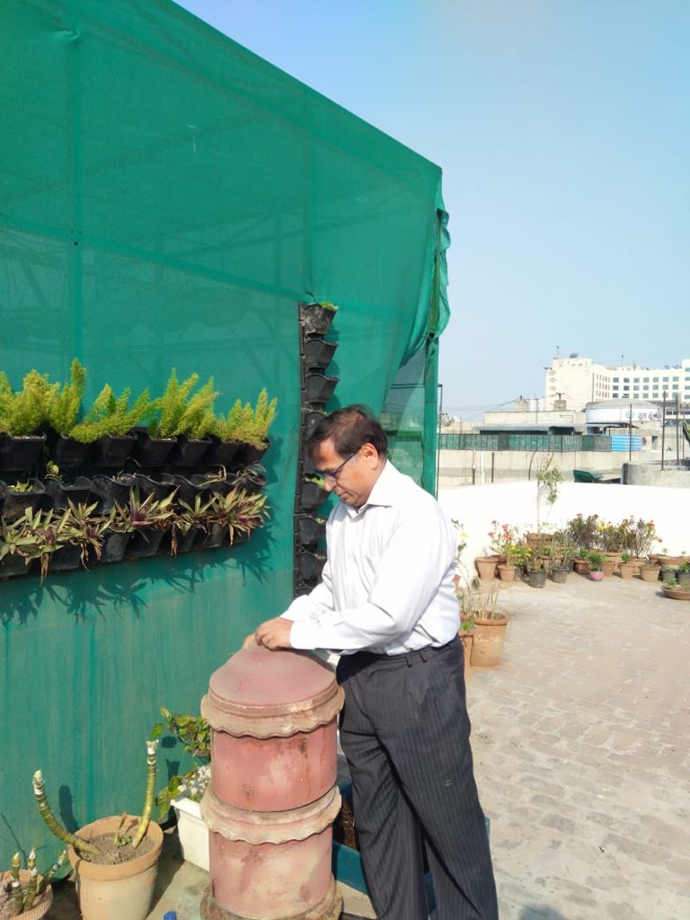 jsvkjindal's tweet photo. By this easy, affordable, low cost practice, I am able to reuse the wet waste in my house &amp; am also able to provide organic nourishment to the plants in my garden. https://t.co/z2Gw0nXN4U