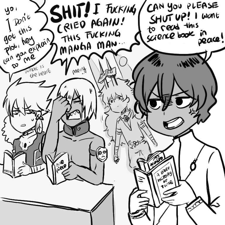 They all got reduced cooldown time in the reading room. I do know that they're all dumbasses