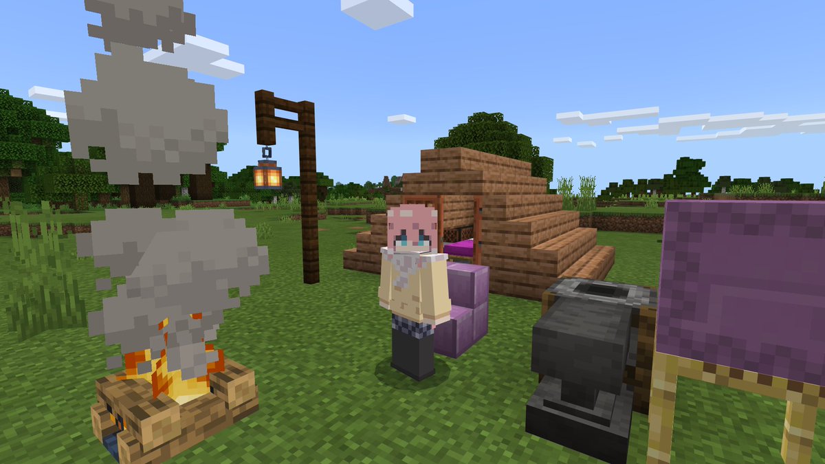 Ahera 制服のなでしこのマイクラスキンを作りました ニコニコ静画からダウンロードできます ゆるキャン Minecraft Minecraft 各務原なでしこ ゆるキャン Ahera さんのイラスト Nicoseiga Im T Co Nm8ayrbiel T