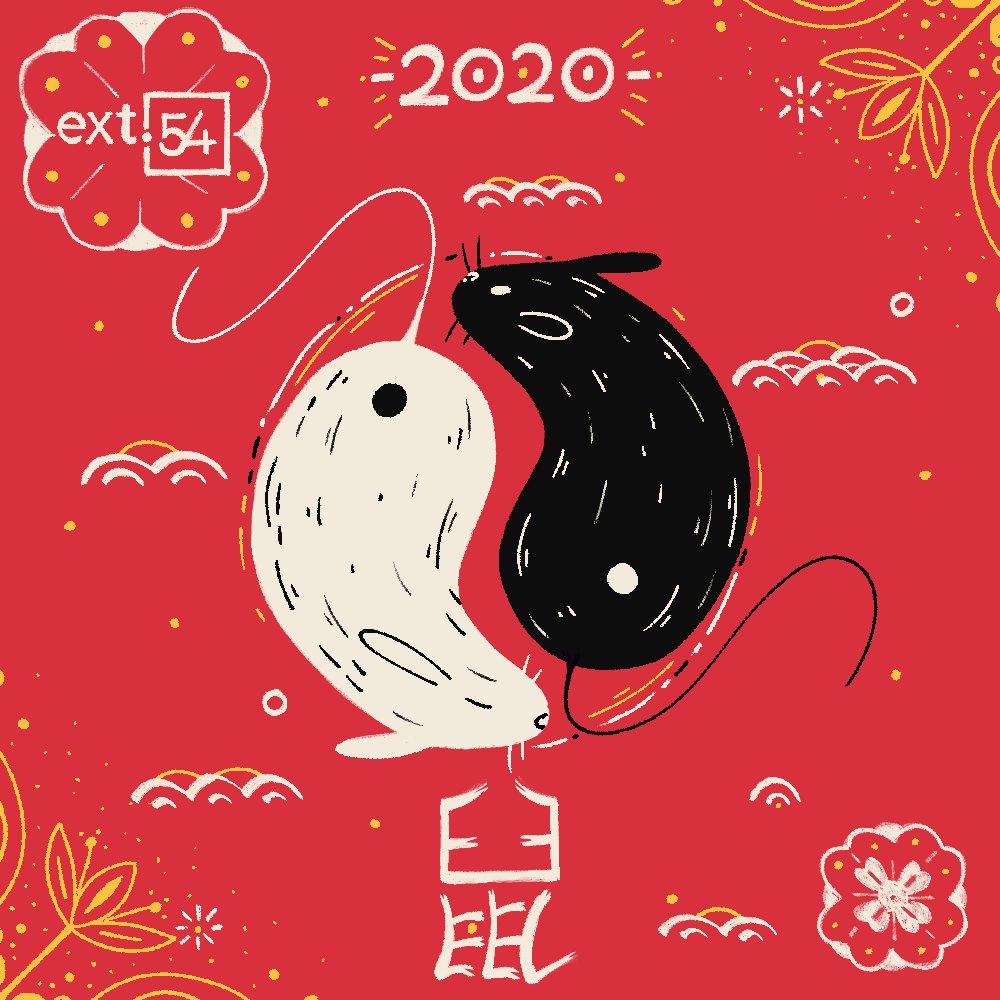 ext54's tweet image. Happy Chinese New Year and Year of the Rat! In Chinese culture, rats were seen as a sign of wealth and surplus. Cheers to both! #ChineseNewYear2020