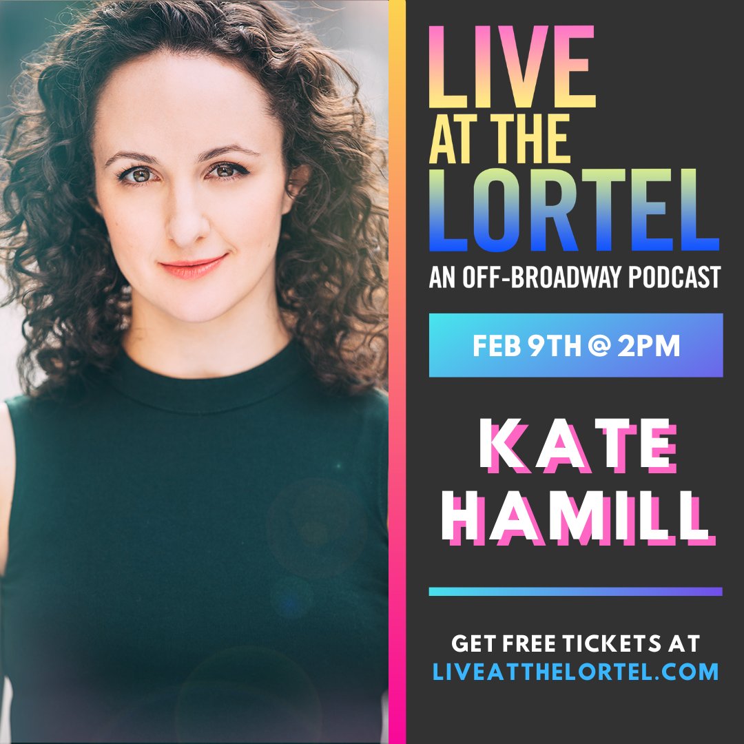 Don't miss out on <a href="/classicstage/">Classic Stage Company</a> DRACULA playwright/actor Kate Hamill (<a href="/katerone/">Kate Hamill</a>) at Live at the Lortel on February 9th at 2PM! Get your FREE audience tickets at ci.ovationtix.com/32405/producti…