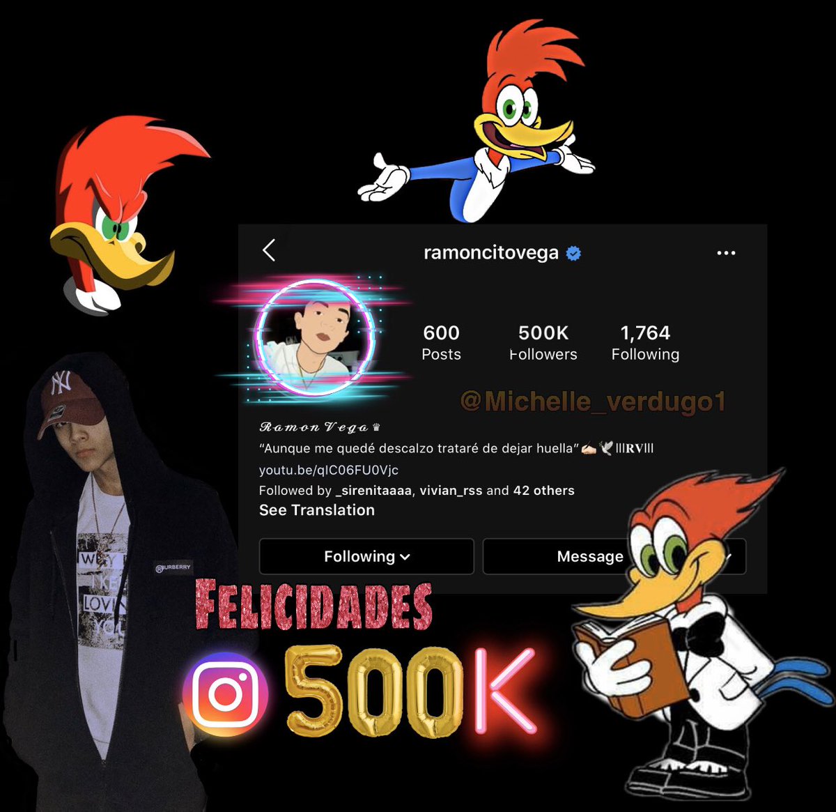 MichelleVerdu18's tweet photo. Muchísimas felicidades precioso🥰
 @Ramonvegall  
#Deprincipioafin https://t.co/g8R9Pn6tLp
