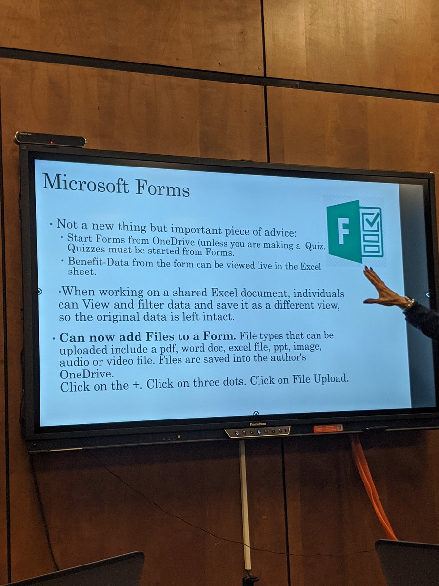 parketta's tweet photo. Pam being a game changer and making our forms lives easier. @CPSB_TTC #cpsbtechinnovation #MicrosoftEDU https://t.co/cBhvFS8P8H