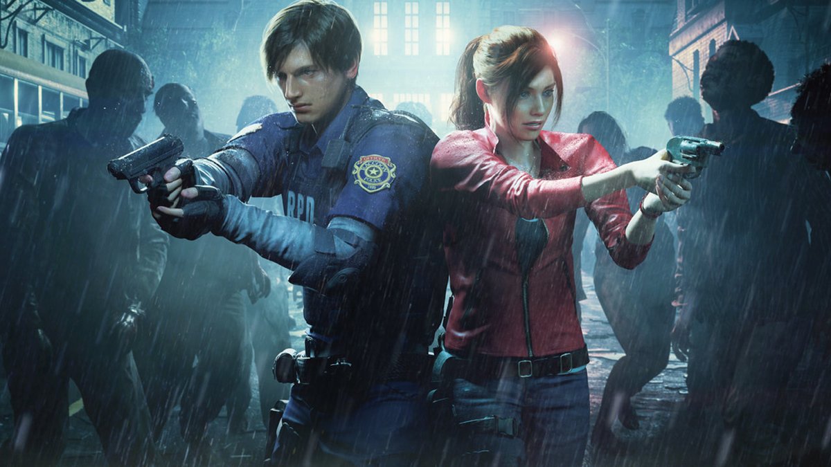 PlayStation's tweet photo. Happy birthday, RE2! The survival horror remake celebrates its first anniversary today, and Capcom looks back: https://t.co/ztj2VFEut9 https://t.co/RazrUrRuSS