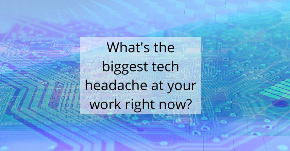 STEAD_Security's tweet image. We’re curious, do you have a tech problem at your current work that’s a huge headache for you? Let us know in the comments! #tech #techfrustrations #headache #frustration #workplace #professional #comment #IT #business #denver #denverbiz #localbiz #computers #computer