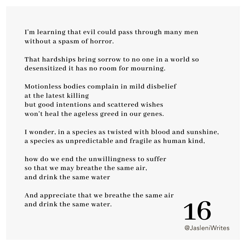 JasleniWrites's tweet photo. If you like my poems tag a friend and help me share. Poetry book coming soon. 💜😘
.
#jasleniwrites #writing #poetsofinstagram #poet #igpoet #poetry #DominicanWriter #Latina #blackgirlmagic #love #BlackLivesMatter #AllLivesMatter #writer #dominican #latinx #black #afrolatina https://t.co/1nPPWOHgcl