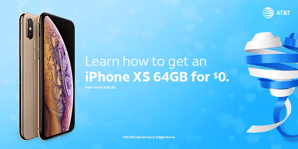 Looking for a sweet treat for yourself or that special someone? For a limited time, get the iPhone XS 64GB for FREE this Valentine's Day when you add a line. I will set you up with an appointment at the nearest AT&amp;T Store to you!#PrimeTimeDeals #Deals #Savings #ATT #ValentinesDay