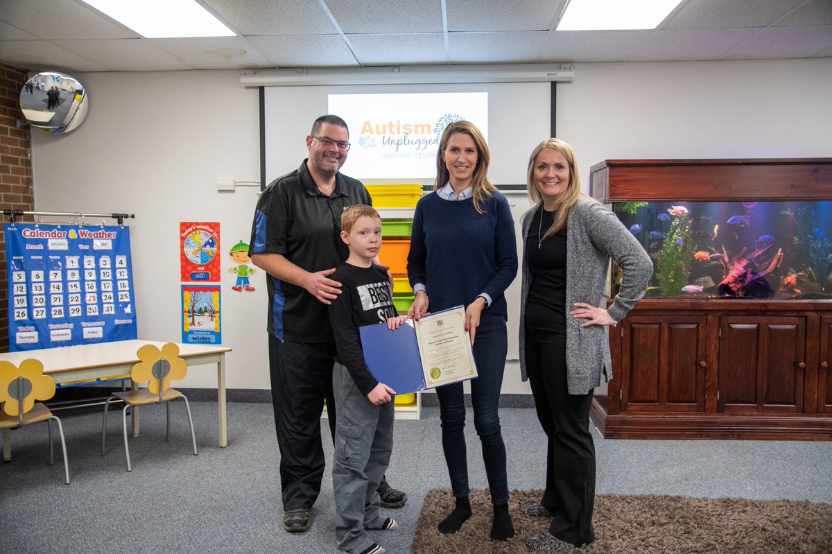 C_Mulroney's tweet photo. Stopped into @AutismUnplugged yesterday to tour their new location and officially congratulate them on their Grand Opening! 

Thank you for making a difference in the lives of #YorkSimcoe families. https://t.co/iO62NLO0dS