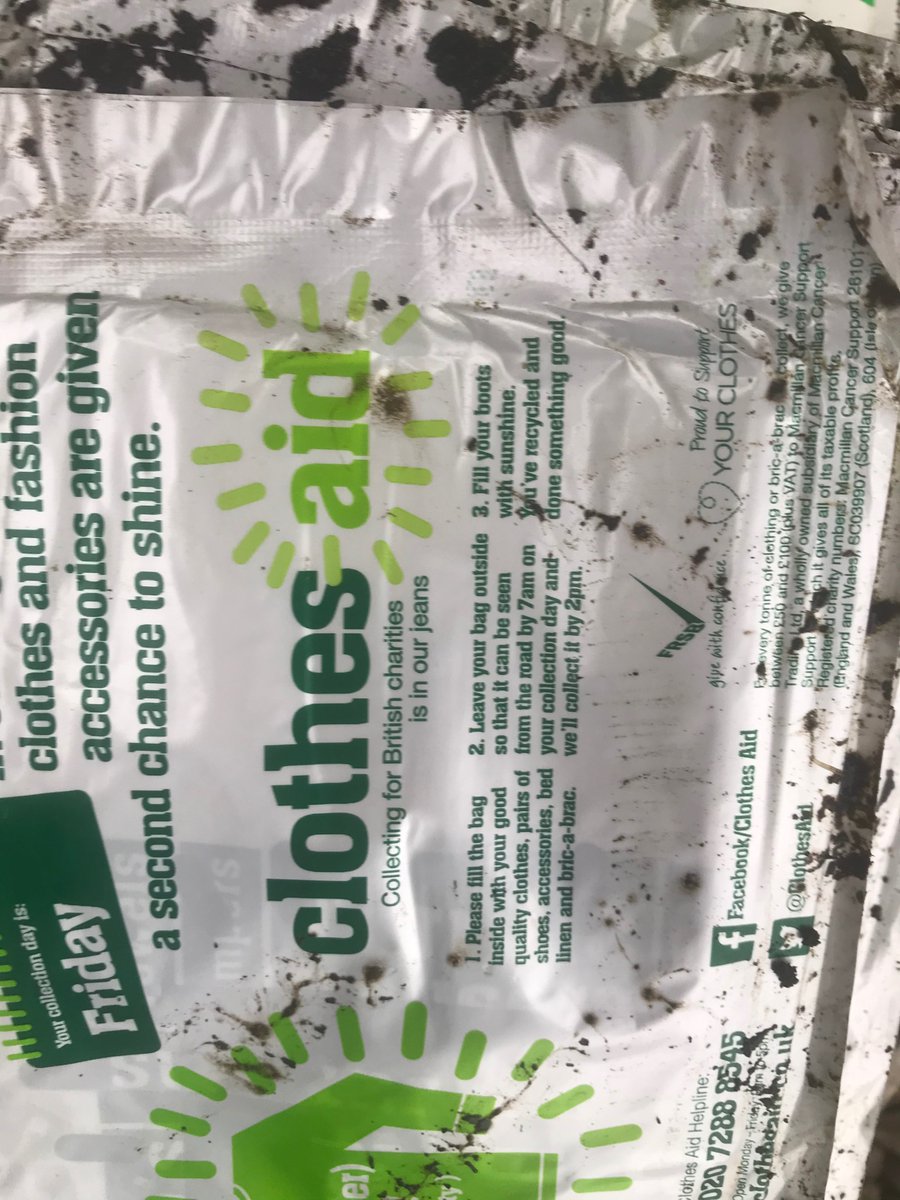 lesterlassie's tweet photo. Picked all these up at a recent litter pick #nspcc #makeawish #clothesaid #mcmillian be aware you are paying people to deliver your bags and they are being dumped in parks and hedges 🤬 #keepbritiantidy #talkingrubbish #wombles #southleicestershirelitterwombles #ANW https://t.co/x8eGxbfram