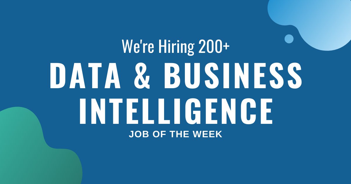 ApexSystems's tweet image. We&apos;re hiring in the Data &amp;amp; BI space including #dataanalysts #businessintelligence #bidevelopers and #bigdata.  Visit hubs.ly/H0mgSGM0