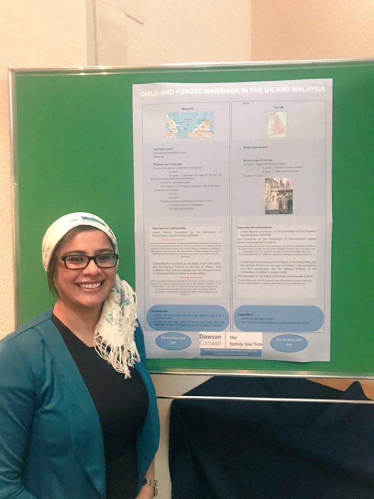 shabz_at_law's tweet photo. ~Child marriage in the UK and Malaysia~ Thank you to @oxforduni_isoc for inviting me to present this poster and to share my findings. #EndChildAndForcedMarriage #Malaysia #UK #ShariaCourt #ProgressiveSolutions #PracticalOutcomes @Dawson_Cornwell https://t.co/F4DtaKQ7kQ