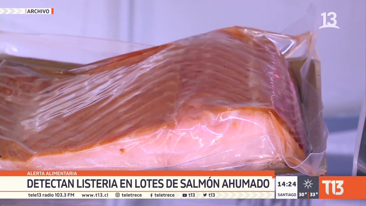 T13's tweet photo. Detectan Listeria en 6 lotes de salmón ahumado de marca Von Fach

EN VIVO 📺 #T13Tarde » https://t.co/Do8GlUiSCe https://t.co/RCqQCTa3wE