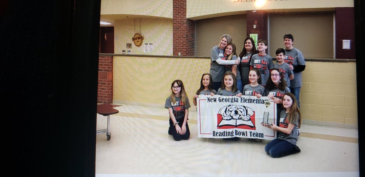 SonjaBNelson's tweet photo. New Georgia Elementary School won 1st place in the PCSD Helen Ruffin Reading Bowl today at SPHS. Way to go New Georgia!!! I am so proud of my students. ❤ Thank you coaches and parents for your support. 
@pauldingboe https://t.co/vcvKEXszix