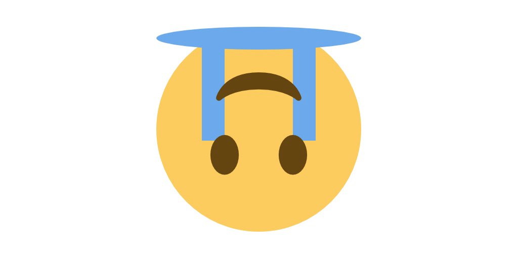 images Upside Down Sad Face Emoji emoji mashup bot on twitter upside