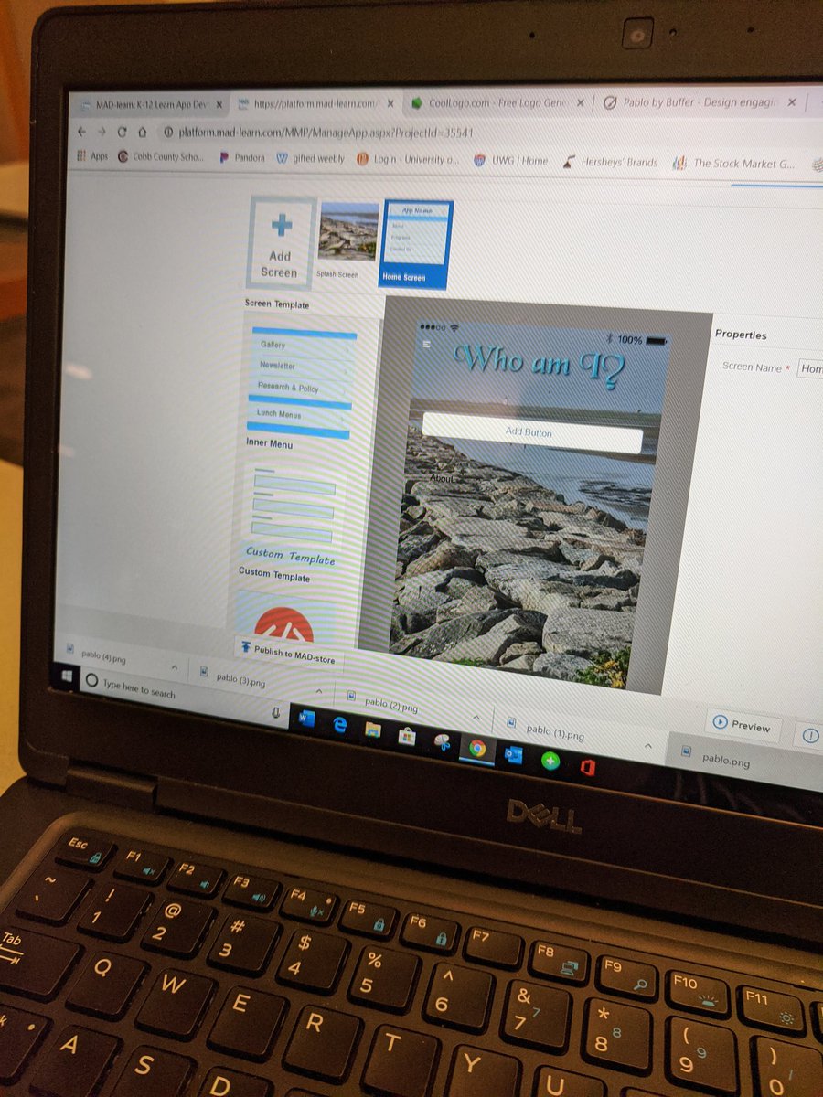 SusanGarrettALP's tweet photo. Learning how to make an app! @GAE_Gators https://t.co/DpuhJXI1M3