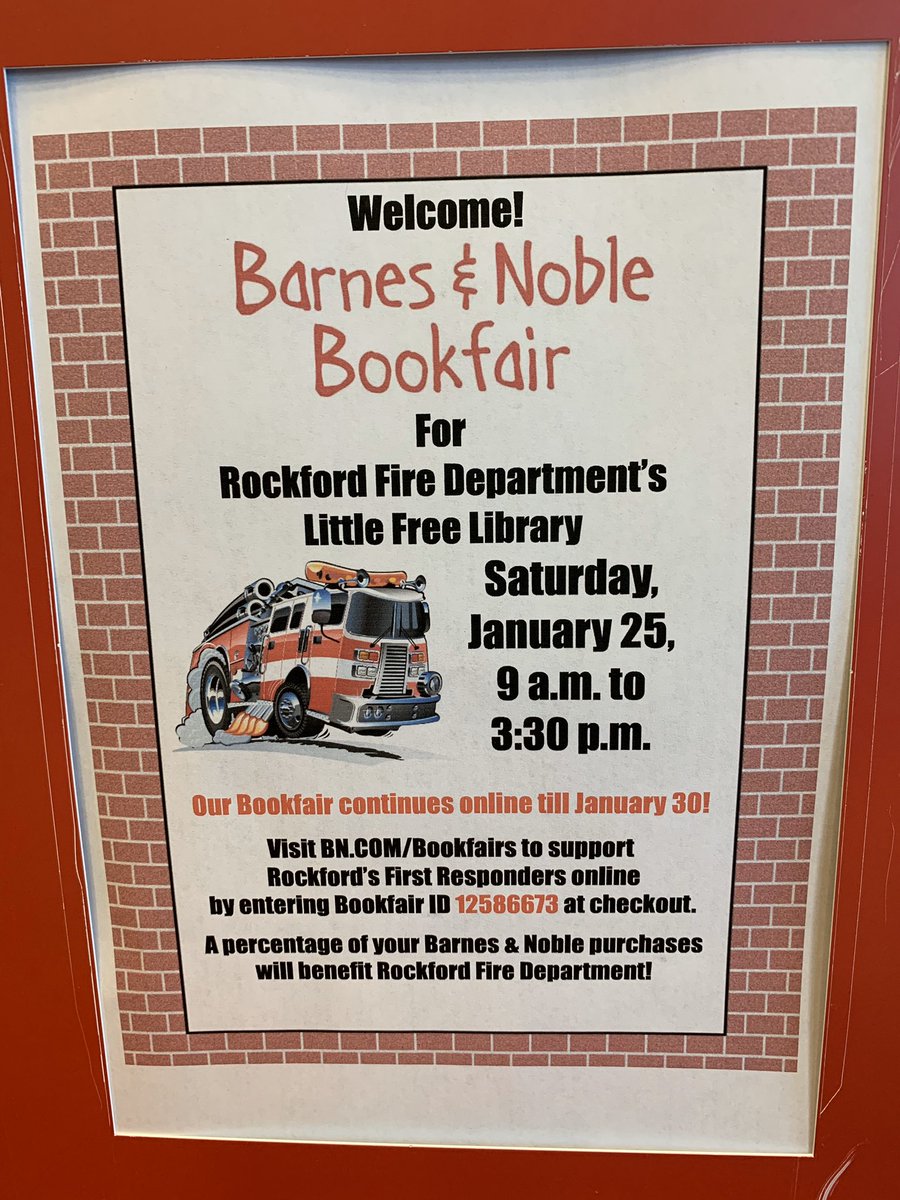 Rockford Fire On Twitter Please Be Sure To Stop By Barnes