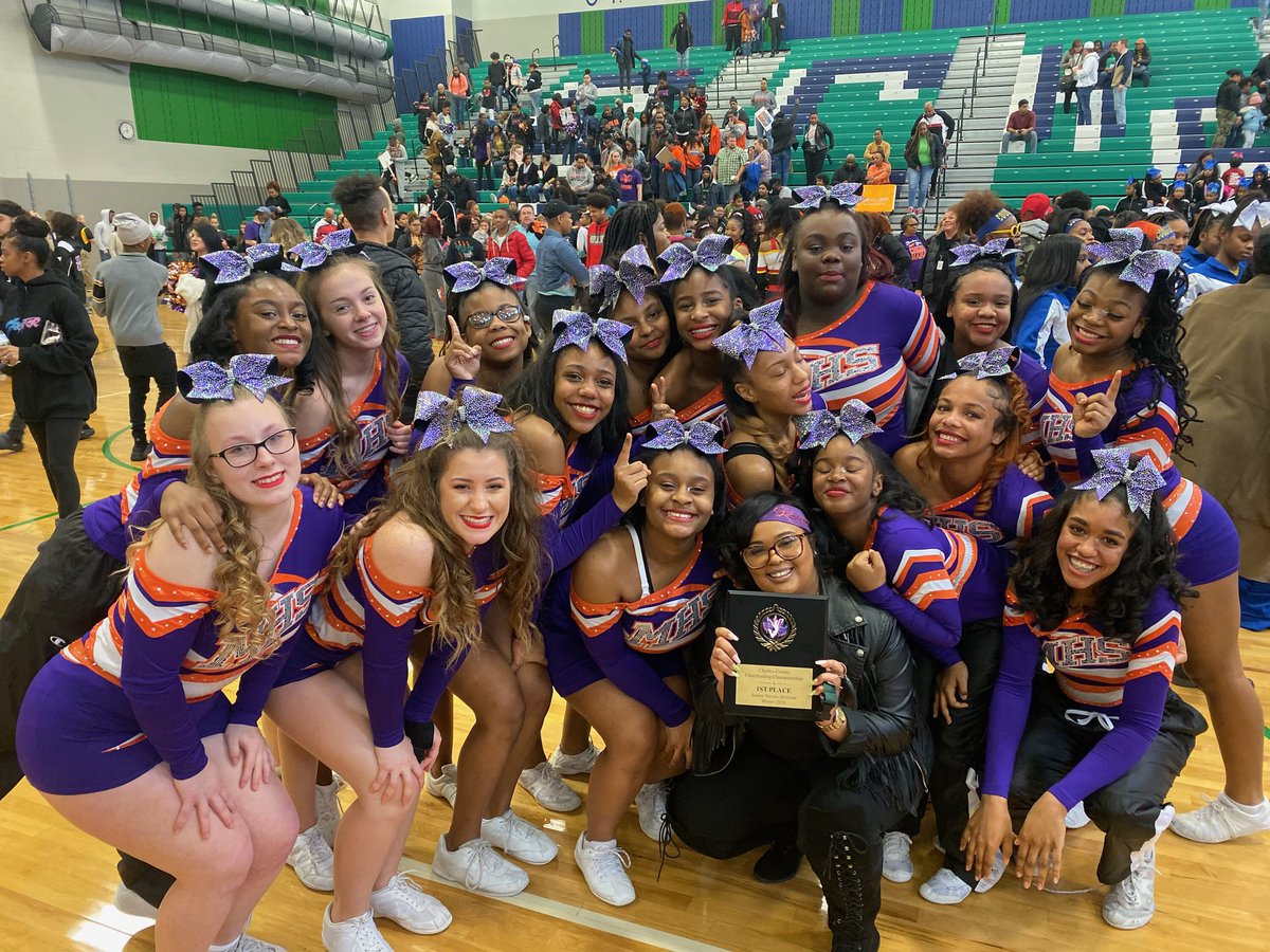 Congratulations to our Lady Rams of JV who placed 1st in the Charles County Cheer Comp! You ladies exuded excellence 💜#jvcheer #highschoolcheer #rampride #ramnation #cheer4life
