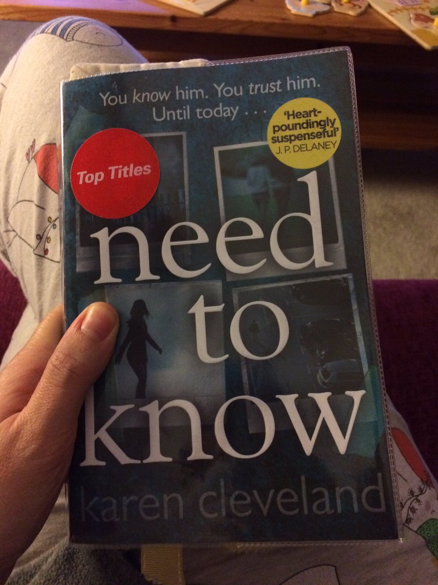 iClaireLoves's tweet photo. Next up... ‘Need To Know’ by @karecleve rated a #TopTitle by @Southgloslibs so I’m in for another #goodread #crimefiction #NewAuthorFind @sharilapena and @LeeChildReacher both rate it too so 🙌 to me! https://t.co/gjrIGPZ1RO