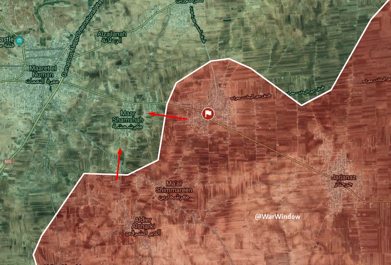 Krummapper's tweet photo. #Talmenes was captured by #SAA Tiger Forces, they are attacking to maarshamshah now https://t.co/Sz0Ha8e2pT