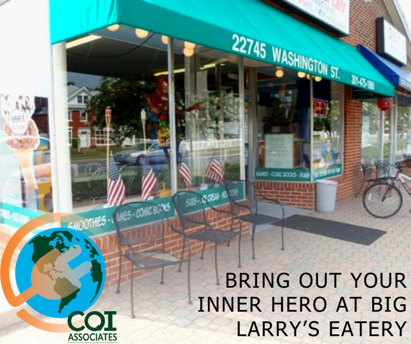 If you take a bite of your favorite meal in Big Larry’s Eatery, you might just turn into a superhero for the day (or night). You'll find Big Larry's eatery along Washington Street in Leonardtown. Read on about this superhero-themed restaurant here -  j.mp/2Ns0K0e