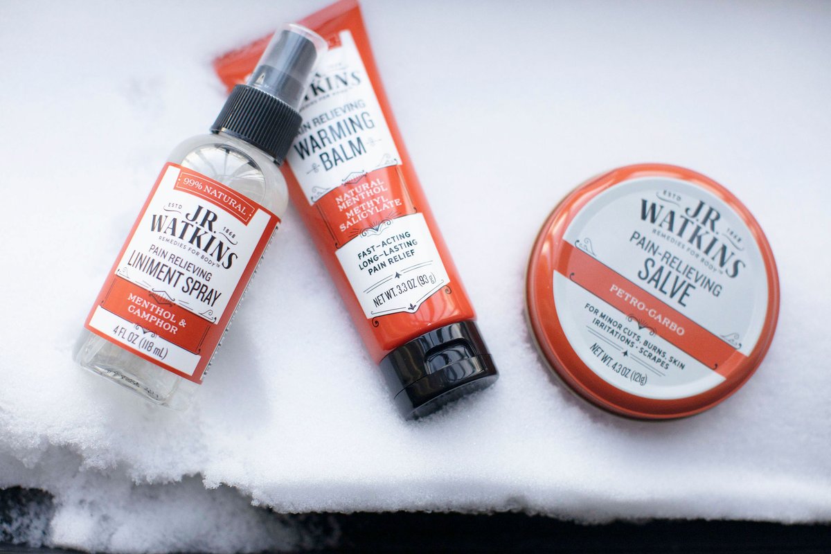 JRWatkins's tweet photo. Aprés ski soothe session.⚕️

From muscle aches to windburn, our natural line of topical over the counter remedies are ready to ease your body after a day on the slopes. 

Shop now: https://t.co/9QsQxsSD0m

#JRWatkins #SkiDay https://t.co/9sfQji2r4A