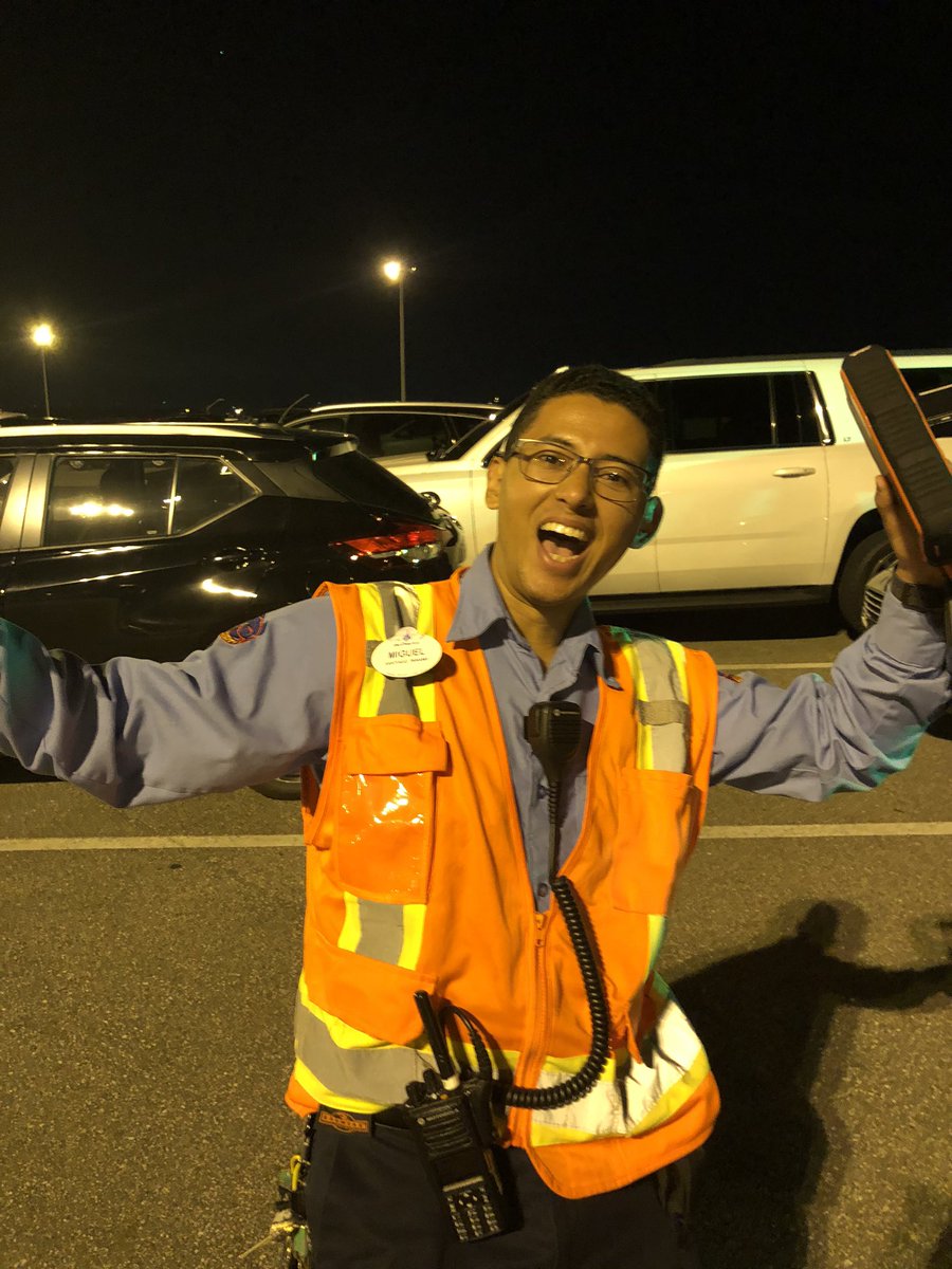 aaldrich's tweet photo. Big thanks to Miguel for helping us get our car cranked after I stupidly left the lights on and drained our battery. The Disney cast members can make even a annoyance like this into a great experience. Thanks Miguel! @WDWToday #CastCompliment https://t.co/ad0XvcvV4z