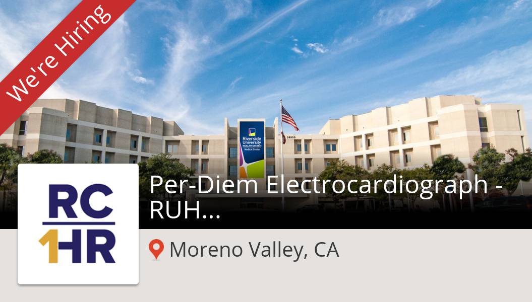 RivCoJobs's tweet image. Apply now to work for #CountyofRiverside as Per-Diem #Electrocardiograph - RUHS-#Medical Center! (#MorenoValleyCA) #job workfor.us/riversidecount… #RivCo1HR