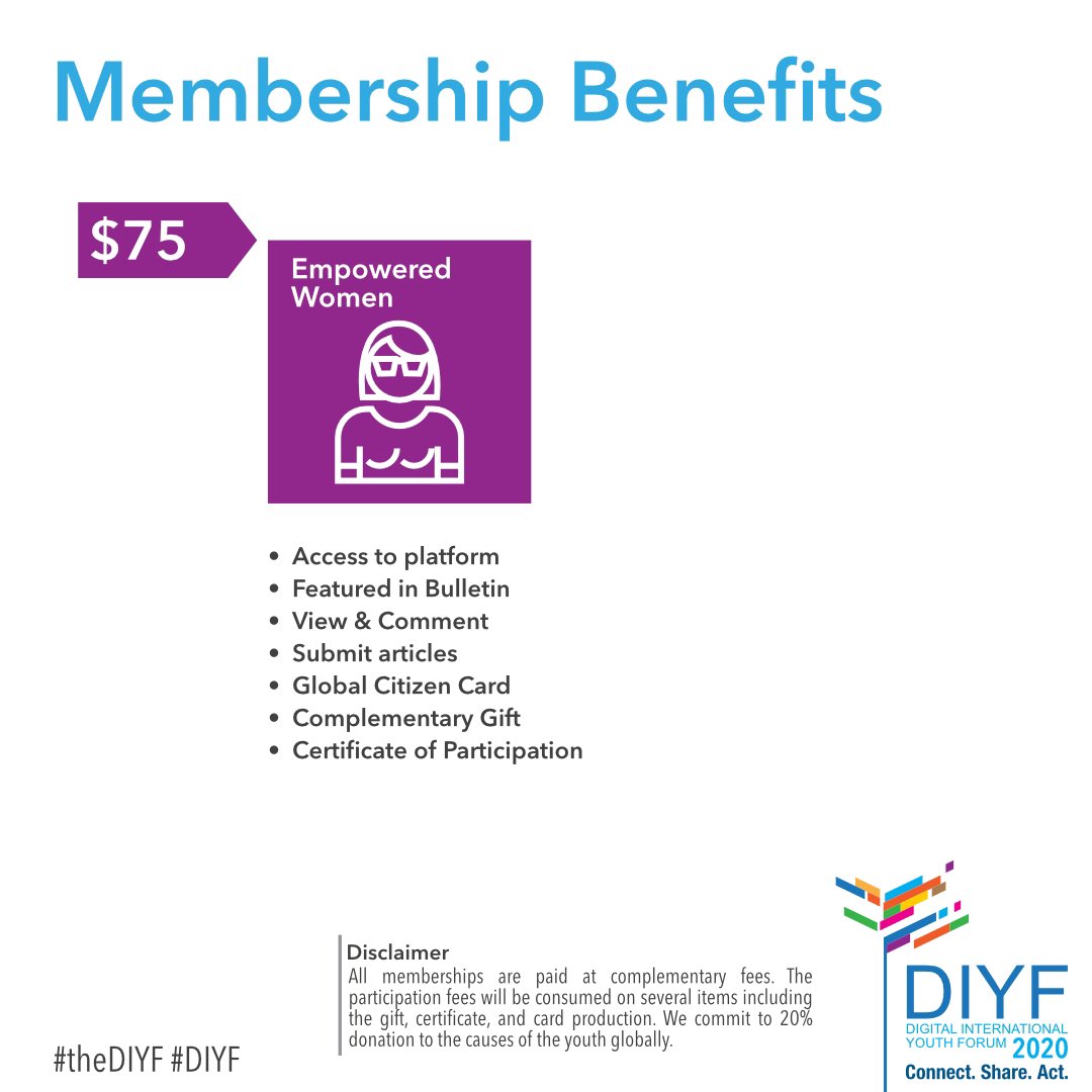 al_maimani_a's tweet image. بالنسبة للشباب، ما هي الخيارات المتاحة؟
١. مشارك شبابي
٢. ذوي الاحتياجات الخاصة
٣. المرأة الممكنة
٤. رائد العمل الناشئ 
٥. الطلاب (رسوم مخفضة)

#thediyf #diyf