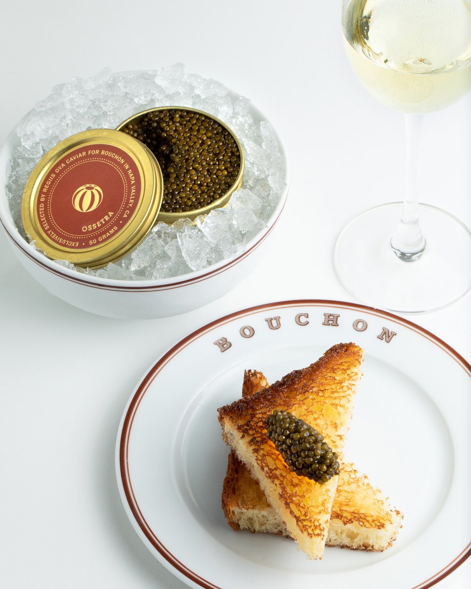 Weekends call for caviar! Ossetra Caviar from @RegiisOva, served with traditional accoutrements &amp; toasted brioche (pairing of Champagne recommended).