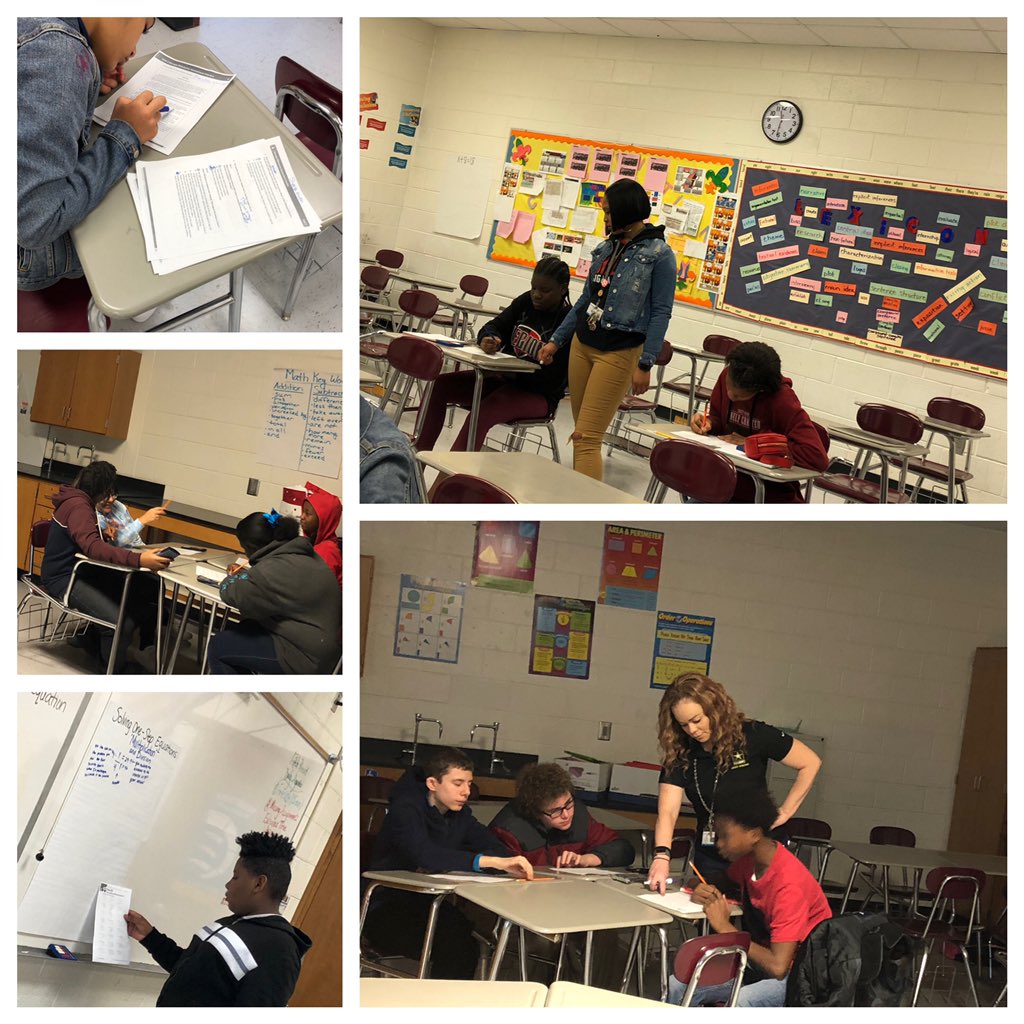 teachwon_t's tweet photo. Saturday School @KennedyRoadMS #CougarAccountabiliity #Lead #Educate #Grow #PrettyLimitless #LitLogic  @iTeach_Math @thatmancanteach https://t.co/SxL0VQkl2V