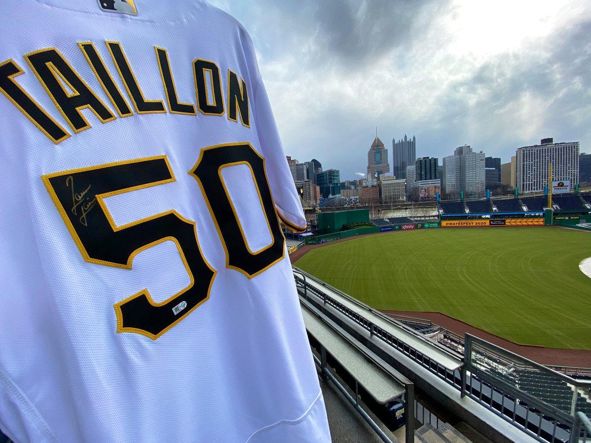 Pirates's tweet image. RETWEET THIS now for a chance to win a SIGNED Jameson Taillon jersey as part of today’s #PiratesFest!