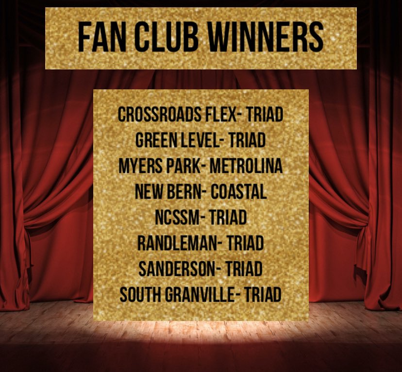Operation LEAD winners❤️ Congrats to Apex Friendship, Ardrey Kell, and Cox Mill for being in the running for spotlight chapter of the year!