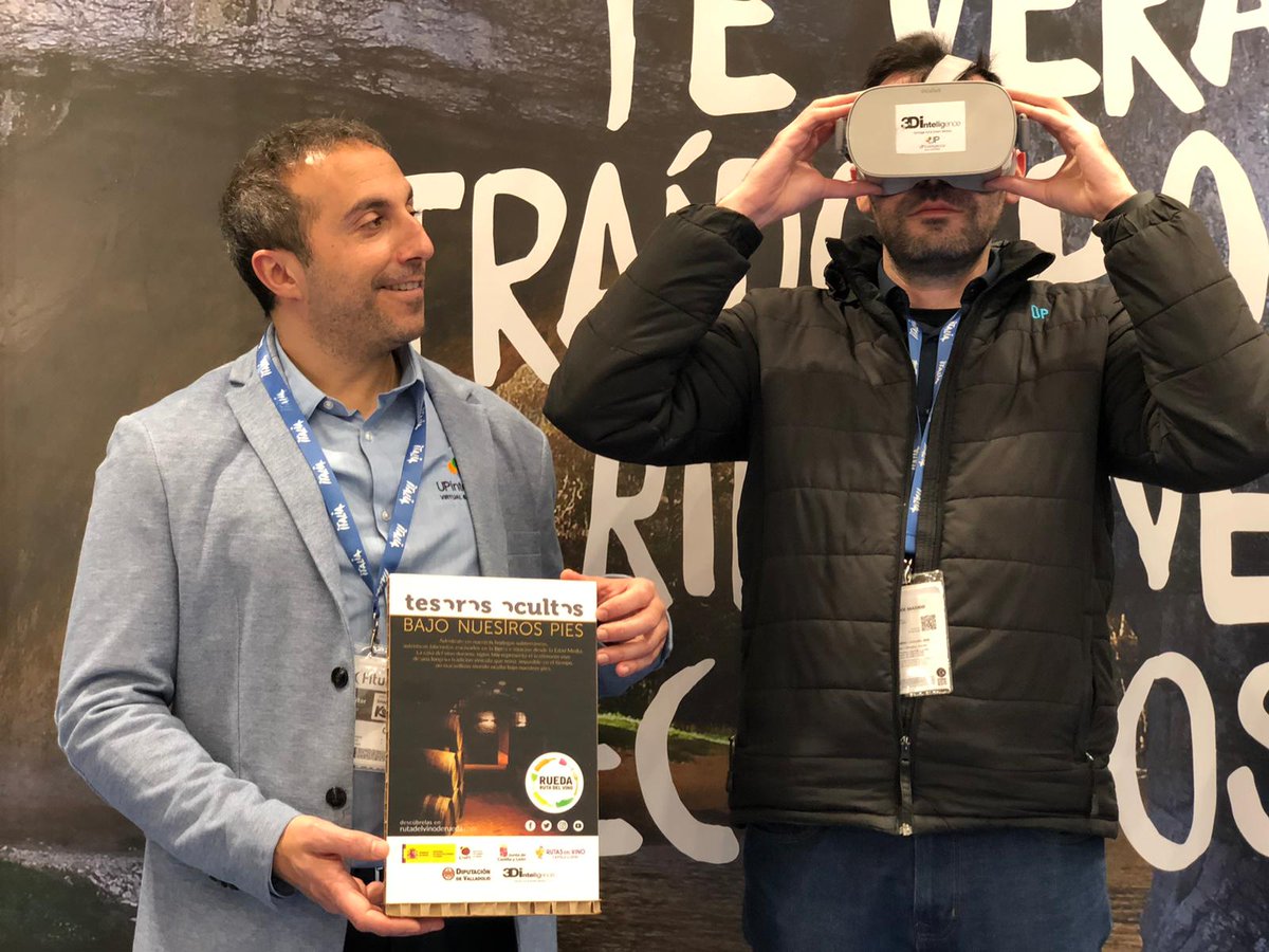 RutaVinodeRueda's tweet photo. Seguimos en #FITUR mostrando nuestra raíces más profundas, invitando a los asistentes a sumergirse para descubrir la increíble riqueza patrimonial de nuestras bodegas subterráneas a través de la tecnología 3D #3Dintelligence #RutadelVinodeRueda https://t.co/ElxNrPPAXE