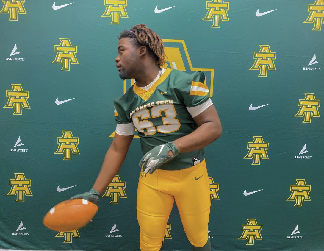 After a great OV, I’m proud to announce that I’m committed to Arkansas Tech University⛓🔰#LINKITUP #ON2VICTORY