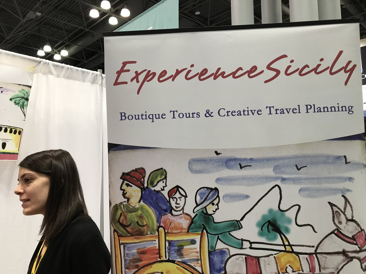 WeBlogtheWorld's tweet photo. So much magic once again at this years #NYTimesTravel Show in #NYC! Learned about a lot of new #wellness properties &amp; sacred tours! #Sicily #Italy https://t.co/j9RHPTf0WT