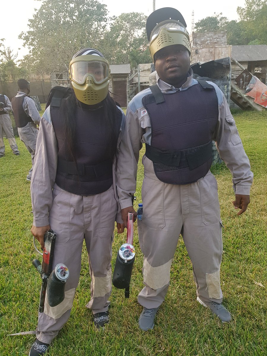 Tksemlek's tweet photo. I had my first PAINTBALL experience yesterday......My respect for the military (armed forces) has increased 100%
Lots of team strategies....And my team won the "Bush fight".
#BushFight
#PaintBall
#TeamBond
#NatviewRetreat https://t.co/cKwDEr0mqv