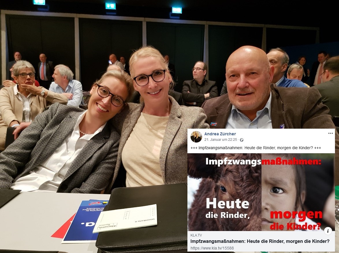 Antifa Zeckenbiss Andrea Zurcher Von Der Afd Konstanz Verbreitet Verschworungstheorien Von Klagemauer Tv Dieser Sender Gehort Sektenfuhrer Ivo Sasek T Co Yijwdht4fw