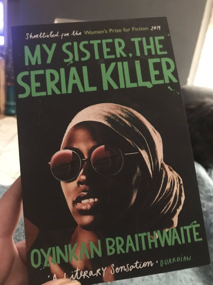 Book 3: My sister, the serial killer - Oyinkan Braithwaite Perfectly readable but felt like it wasn’t fully formed. Was expecting it to be more humourous and dark from the blurb so bit disappointed.