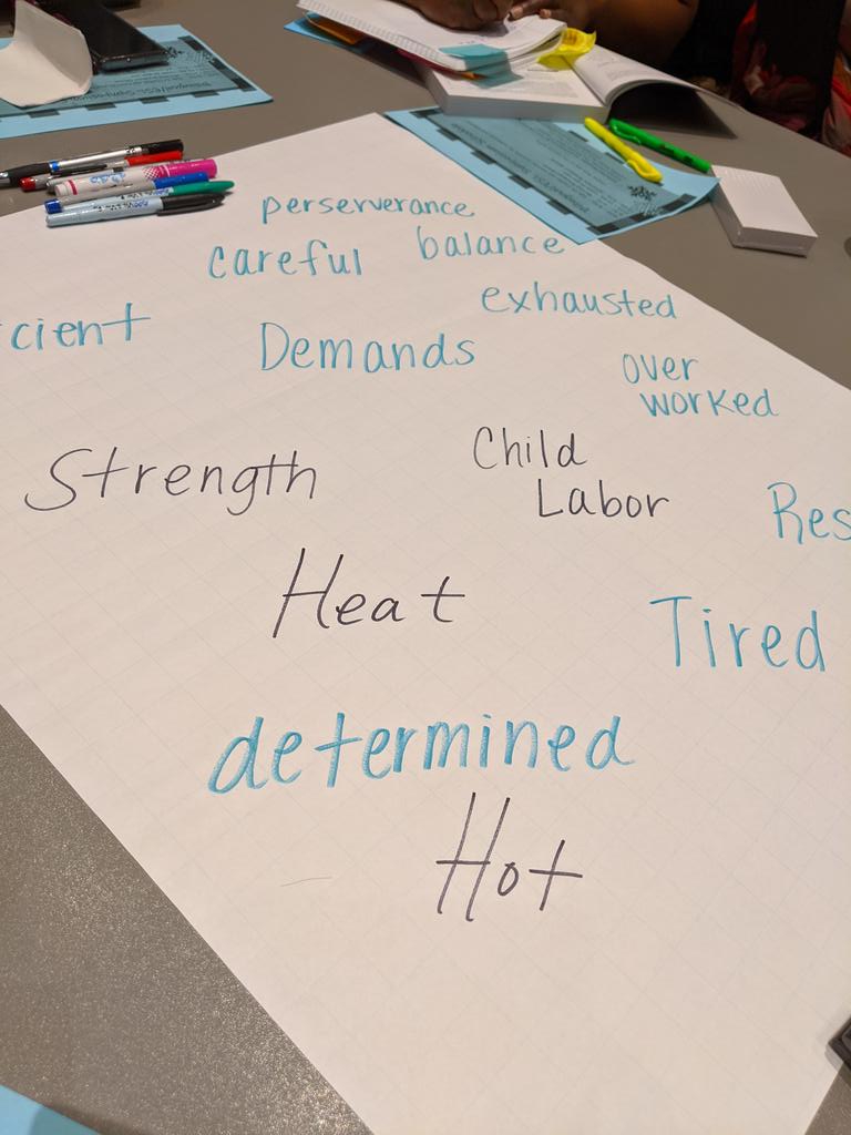 CatherineKE2019's tweet photo. Today at the ESL Symposium we did a response activity that can help our students strengthen their vocabulary in their writing 💪📝 @CFISDKeith @CFISD_ELAR2_5 https://t.co/BPEKh2anVh