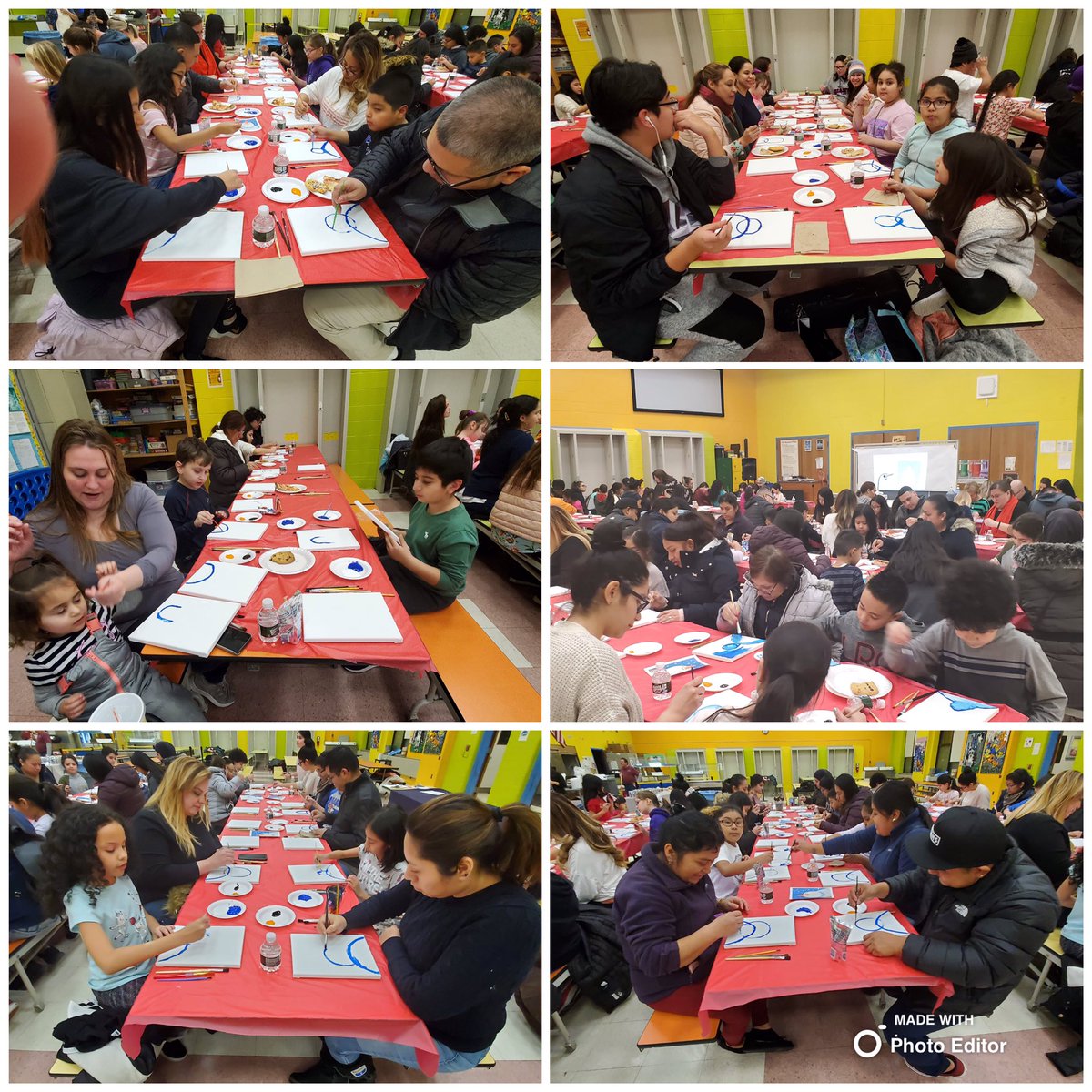 CliftonSchool12's tweet photo. Wednesday night the @CliftonTeachers hosted a Family Paint Night at School 12! Thank you to all who attended and our teachers who volunteered their time! What a fun night! @cliftonschools @cliftonsupt #pandapride🐼 #cliftonconnects #family @insta_njea #FASTevent @NJEAReg27 https://t.co/xD3Ol7zZ3b