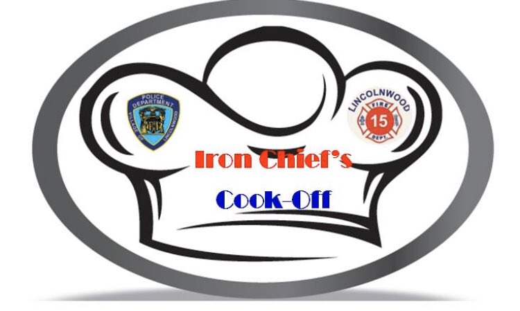 LincolnwoodPD's tweet photo. Today is the day of the #IronChief Cook-Off! Who will reign supreme the Lincolnwood Police Department or the Lincolnwood Fire Department? We will find out tonight at 6:30pm! #LincolnwoodPolice #LincolnwoodFire #IronChef https://t.co/OZom4RmAEP