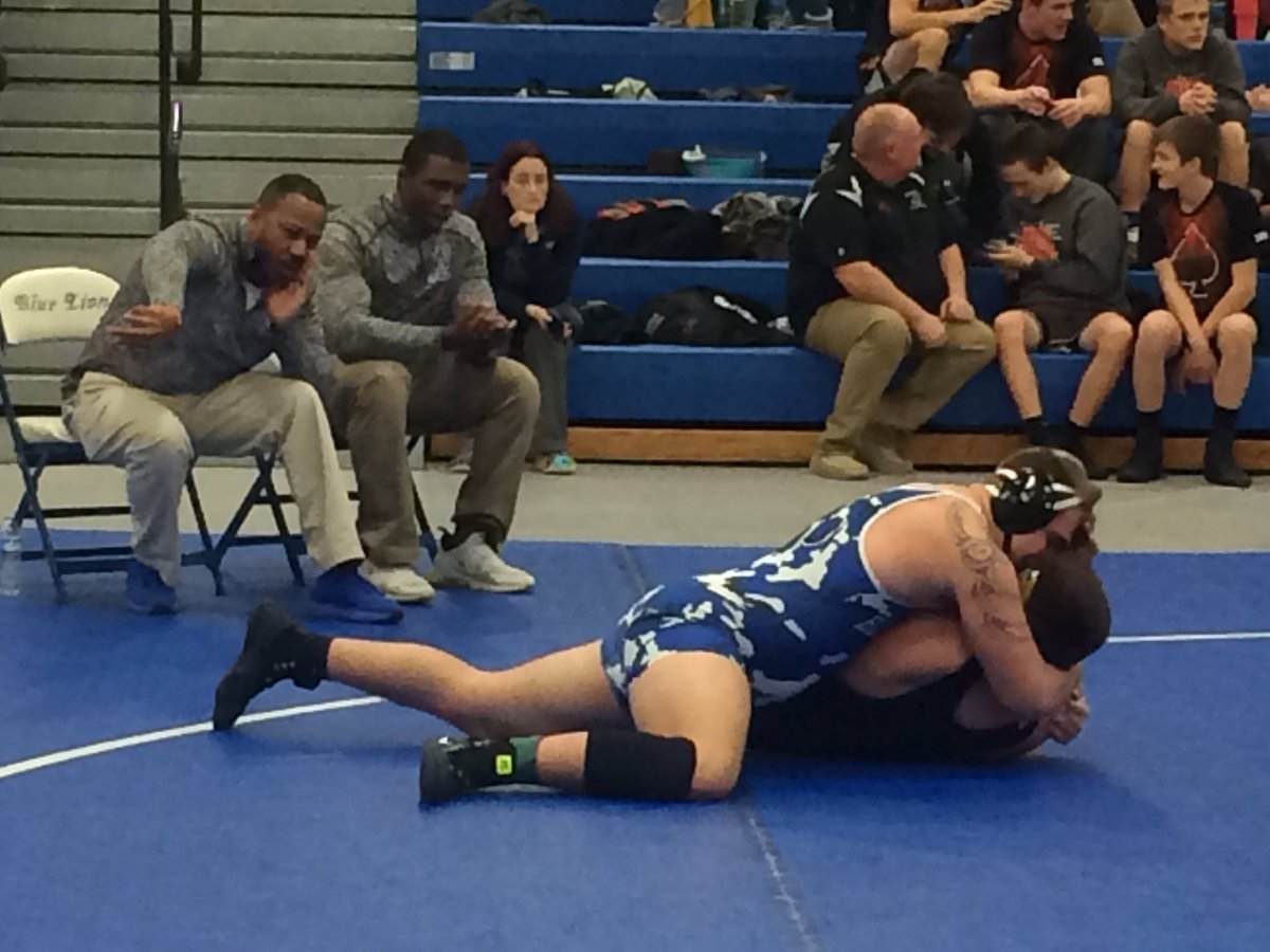 Senior Collier Brown wins with intellect and strength.  Great match! @WCHAD7418 <a href="/WCHCS/">WCH City Schools</a> <a href="/WCHSuper/">Tom Bailey</a> <a href="/WMSartroom119/">Tami Rose</a>