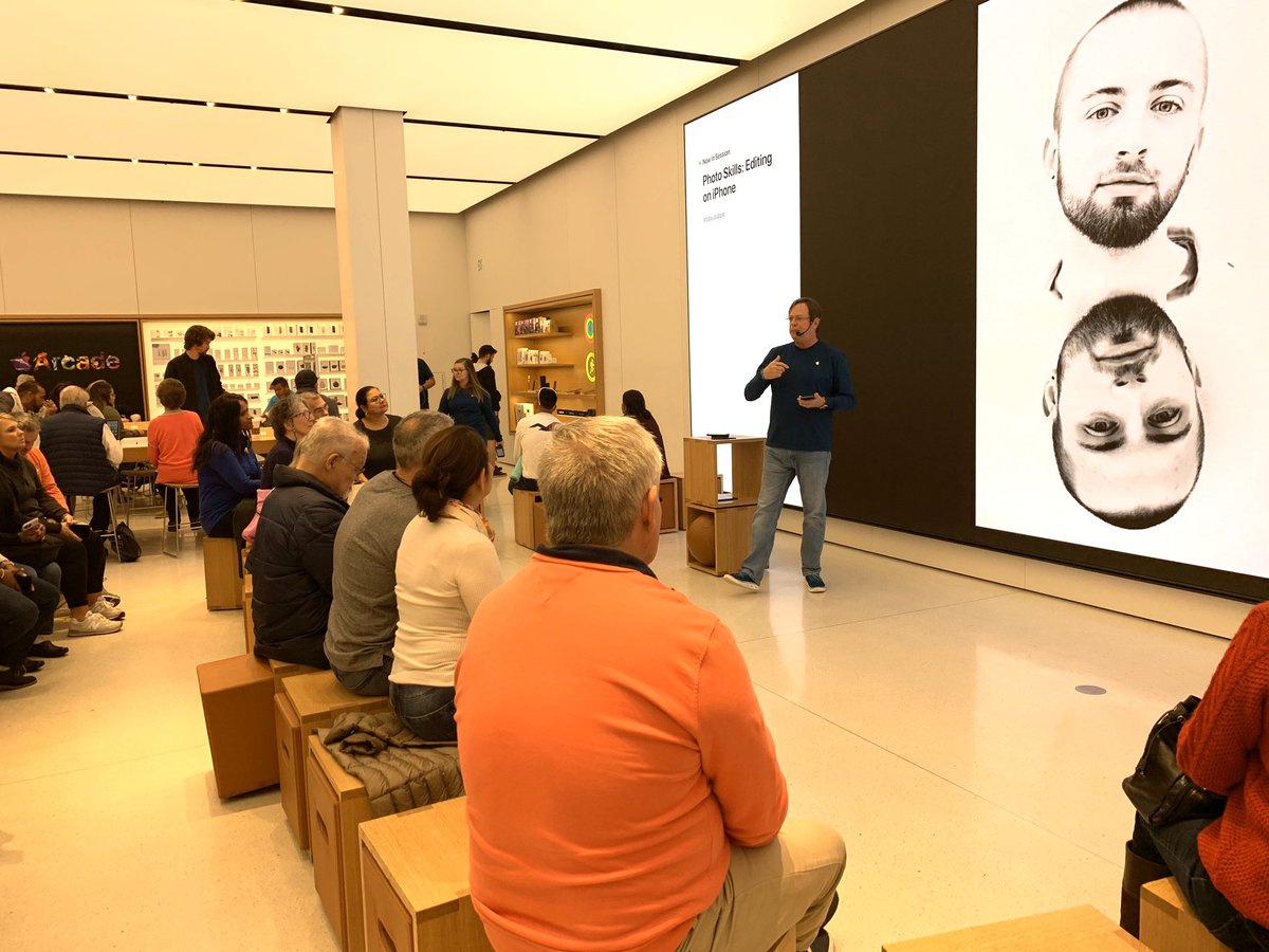 DutchessMaye's tweet photo. If I have to be stuck at the @Apple #GeniusBar on a Saturday, at least I can learn something...
#appletoday
#photoediting https://t.co/z6vGb2xsfy
